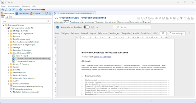 QM Software SCODi 4P - Microsoft Word/Excel